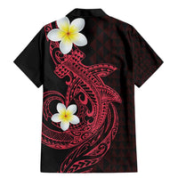 Aloha Hammerhead Shark Family Matching Mermaid Dress and Hawaiian Shirt Feverish Pink Hawaiian Kakau Tribal Tattoo