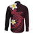 Aloha Hammerhead Shark Family Matching Mermaid Dress and Hawaiian Shirt Feverish Pink Hawaiian Kakau Tribal Tattoo