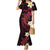 Aloha Hammerhead Shark Family Matching Mermaid Dress and Hawaiian Shirt Feverish Pink Hawaiian Kakau Tribal Tattoo