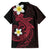 Aloha Hammerhead Shark Family Matching Short Sleeve Bodycon Dress and Hawaiian Shirt Feverish Pink Hawaiian Kakau Tribal Tattoo