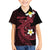 Aloha Hammerhead Shark Family Matching Short Sleeve Bodycon Dress and Hawaiian Shirt Feverish Pink Hawaiian Kakau Tribal Tattoo