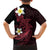 Aloha Hammerhead Shark Family Matching Summer Maxi Dress and Hawaiian Shirt Feverish Pink Hawaiian Kakau Tribal Tattoo