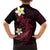 Aloha Hammerhead Shark Kid Hawaiian Shirt Feverish Pink Hawaiian Kakau Tribal Tattoo
