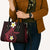 Aloha Hammerhead Shark Leather Bag Feverish Pink Hawaiian Kakau Tribal Tattoo - Polynesian Pride
