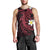 Aloha Hammerhead Shark Men Tank Top Feverish Pink Hawaiian Kakau Tribal Tattoo