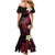 Aloha Hammerhead Shark Mermaid Dress Feverish Pink Hawaiian Kakau Tribal Tattoo