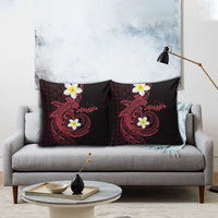 Aloha Hammerhead Shark Pillow Cover Feverish Pink Hawaiian Kakau Tribal Tattoo - Polynesian Pride