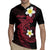 Aloha Hammerhead Shark Rugby Jersey Feverish Pink Hawaiian Kakau Tribal Tattoo