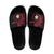 Aloha Hammerhead Shark Slide Sandals Feverish Pink Hawaiian Kakau Tribal Tattoo - Polynesian Pride