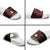 Aloha Hammerhead Shark Slide Sandals Feverish Pink Hawaiian Kakau Tribal Tattoo - Polynesian Pride