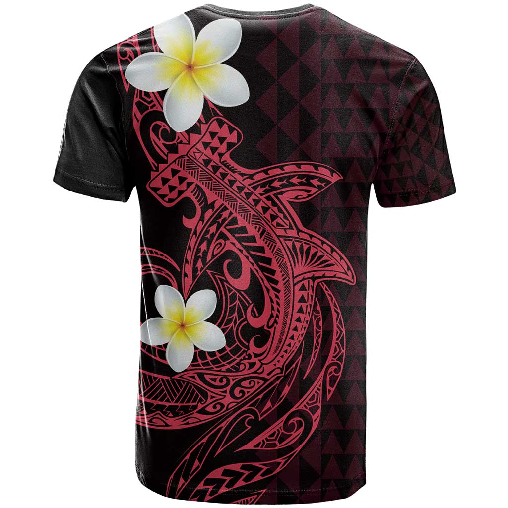 Aloha Hammerhead Shark T Shirt Feverish Pink Hawaiian Kakau Tribal Tattoo