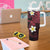 Aloha Hammerhead Shark Tumbler With Handle Feverish Pink Hawaiian Kakau Tribal Tattoo