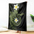 Aloha Hammerhead Shark Blanket Lime Rickey Hawaiian Kakau Tribal Tattoo