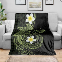 Aloha Hammerhead Shark Blanket Lime Rickey Hawaiian Kakau Tribal Tattoo LT9 - Polynesian Pride