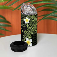 Aloha Hammerhead Shark 4 in 1 Can Cooler Tumbler Lime Rickey Hawaiian Kakau Tribal Tattoo