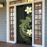 Aloha Hammerhead Shark Door Cover Lime Rickey Hawaiian Kakau Tribal Tattoo - Polynesian Pride