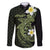 Aloha Hammerhead Shark Family Matching Mermaid Dress and Hawaiian Shirt Lime Rickey Hawaiian Kakau Tribal Tattoo