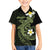Aloha Hammerhead Shark Family Matching Short Sleeve Bodycon Dress and Hawaiian Shirt Lime Rickey Hawaiian Kakau Tribal Tattoo
