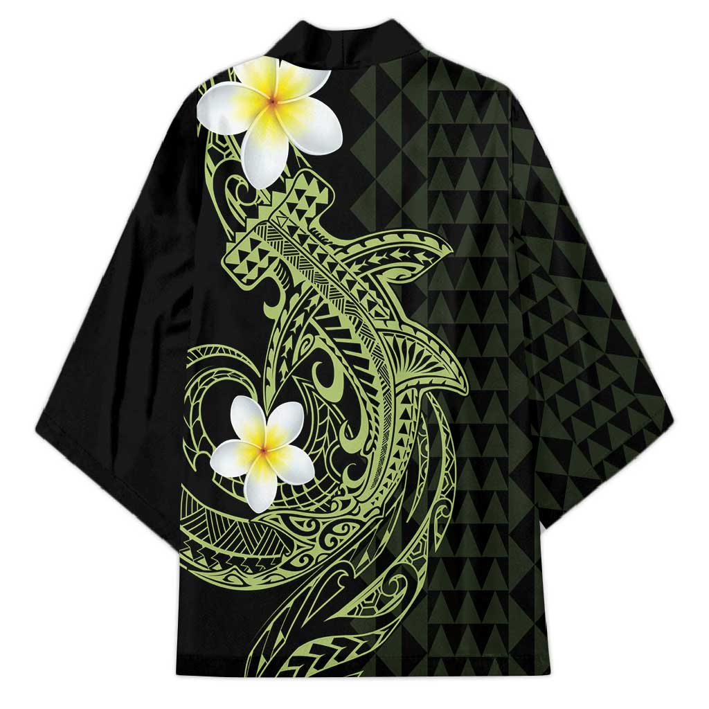 Aloha Hammerhead Shark Kimono Lime Rickey Hawaiian Kakau Tribal Tattoo - Polynesian Pride