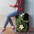 Aloha Hammerhead Shark Luggage Cover Lime Rickey Hawaiian Kakau Tribal Tattoo