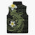 Aloha Hammerhead Shark Sleeveless Puffer Jacket Lime Rickey Hawaiian Kakau Tribal Tattoo - Polynesian Pride