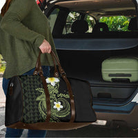 Aloha Hammerhead Shark Travel Bag Lime Rickey Hawaiian Kakau Tribal Tattoo - Polynesian Pride