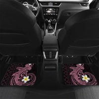 Aloha Hammerhead Shark Car Mats Vivacious Pink Hawaiian Kakau Tribal Tattoo