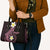 Aloha Hammerhead Shark Leather Bag Vivacious Pink Hawaiian Kakau Tribal Tattoo - Polynesian Pride