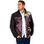 Aloha Hammerhead Shark Padded Jacket Vivacious Pink Hawaiian Kakau Tribal Tattoo - Polynesian Pride