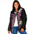Aloha Hammerhead Shark Padded Jacket Vivacious Pink Hawaiian Kakau Tribal Tattoo - Polynesian Pride