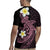 Aloha Hammerhead Shark Rugby Jersey Vivacious Pink Hawaiian Kakau Tribal Tattoo