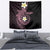 Aloha Hammerhead Shark Tapestry Vivacious Pink Hawaiian Kakau Tribal Tattoo