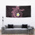 Aloha Hammerhead Shark Tapestry Vivacious Pink Hawaiian Kakau Tribal Tattoo