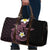 Aloha Hammerhead Shark Travel Bag Vivacious Pink Hawaiian Kakau Tribal Tattoo - Polynesian Pride