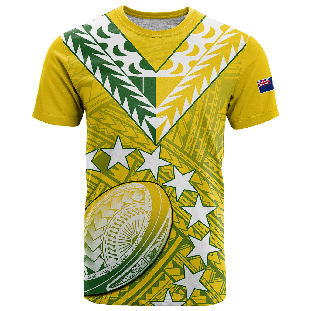 The Kukis Cook Islands Rugby T Shirt Be Unique Vibe Yellow LT9 Yellow - Polynesian Pride