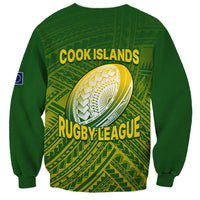 The Kuki's Cook Islands Rugby Sweatshirt Be Unique Vibe Green LT9 - Polynesian Pride