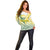 (Custom Text And Number) The Kuki's Cook Islands Rugby Off Shoulder Sweater Be Unique Vibe White LT9 - Polynesian Pride