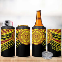 Personalised Tonga Ha apai High School 4 in 1 Can Cooler Tumbler Ngatu Fonulei Pattern