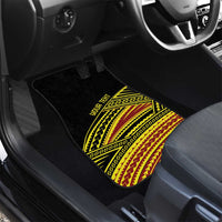 Personalised Tonga Ha apai High School Car Mats Ngatu Fonulei Pattern