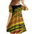 Personalised Tonga Ha apai High School Family Matching Summer Maxi Dress and Hawaiian Shirt Ngatu Fonulei Pattern
