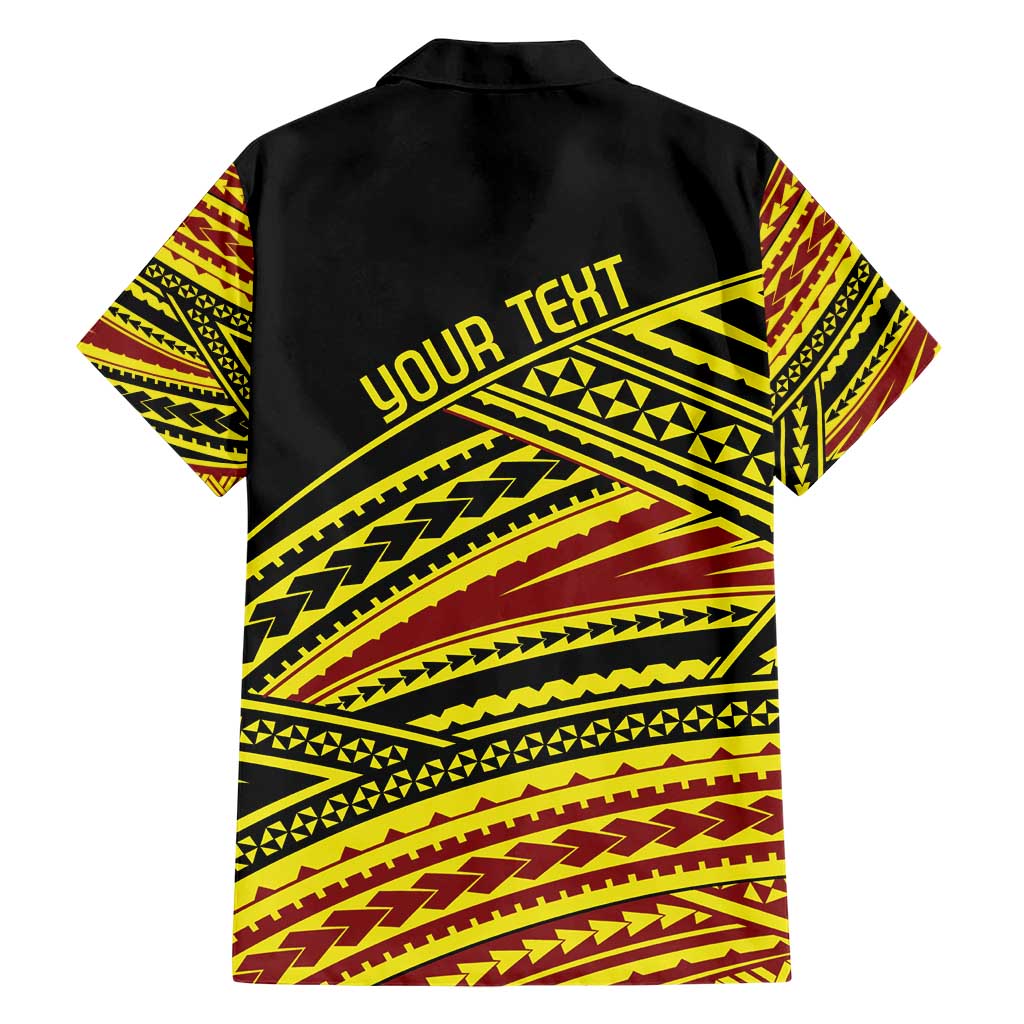Personalised Tonga Ha apai High School Hawaiian Shirt Ngatu Fonulei Pattern