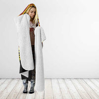 Personalised Tonga Ha apai High School Hooded Blanket Ngatu Fonulei Pattern