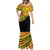 Personalised Tonga Ha apai High School Mermaid Dress Ngatu Fonulei Pattern