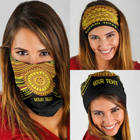 Personalised Tonga Ha apai High School Neck Gaiter Ngatu Fonulei Pattern - Polynesian Pride