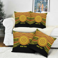 Personalised Tonga Ha apai High School Pillow Cover Ngatu Fonulei Pattern - Polynesian Pride