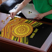 Personalised Tonga Ha apai High School Puzzle Ngatu Fonulei Pattern - Polynesian Pride