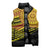 Personalised Tonga Ha apai High School Sleeveless Puffer Jacket Ngatu Fonulei Pattern - Polynesian Pride