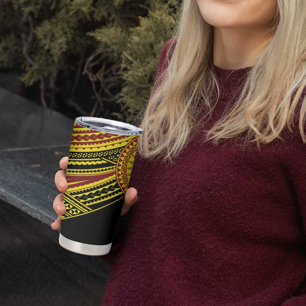 Personalised Tonga Ha apai High School Tumbler Cup Ngatu Fonulei Pattern