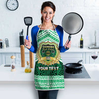 Personalised Tonga Saineha High School Apron Polynesian Ngatu Tribal - Polynesian Pride