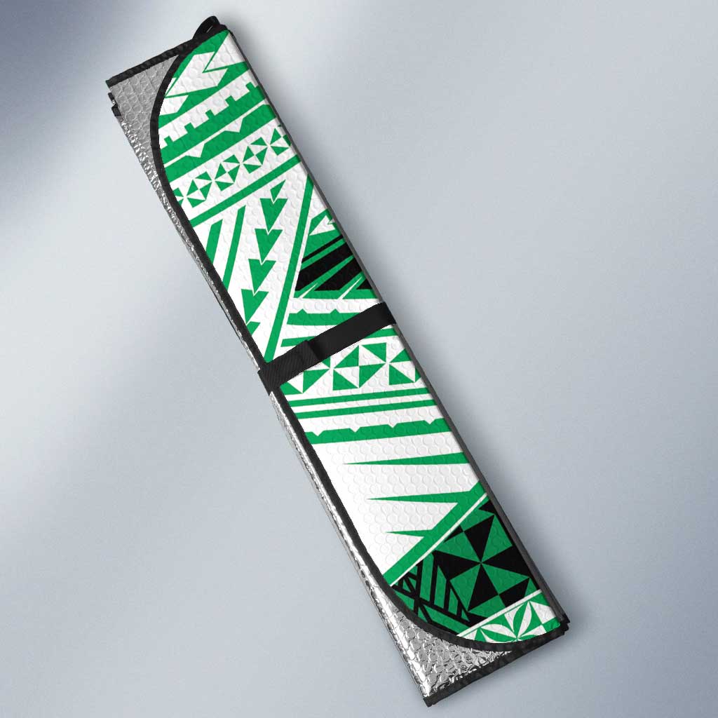 Personalised Tonga Saineha High School Auto Sun Shade Polynesian Ngatu Tribal - Polynesian Pride